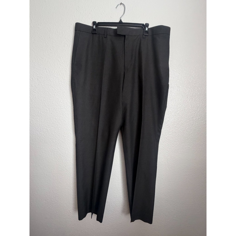 Banana‎ Republic Dress Pants Mens 38x32 Dark Gray Standard Fit Flat Front Formal
